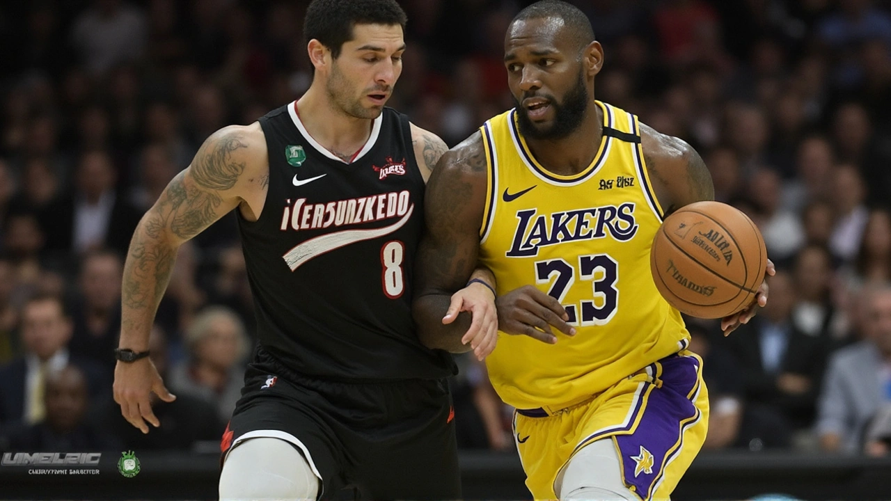 Explosão de LeBron James com 40 Pontos Garante Vitória dos Lakers Sobre os Trail Blazers